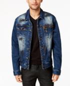 Sean John Men's Legacy Stretch Denim Trucker Jacket, Created For Macy's