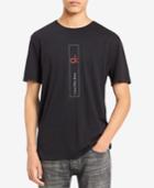 Calvin Klein Jeans Men's Vertical Logo-print T-shirt, Created For Macy's