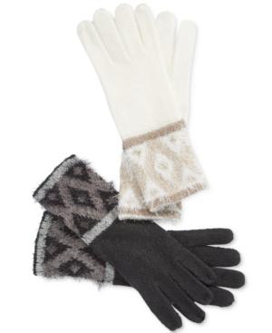 Charter Club Fair Isle Chenille Gloves, Only At Macy's