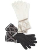 Charter Club Fair Isle Chenille Gloves, Only At Macy's