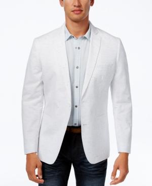 Inc International Concepts Men's Slim-fit Speckled Blazer, Only At Macy's