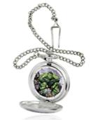 Marvel Hulk Men's Silver Alloy Pocket Watch