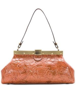 Patricia Nash Floral Tooled Large Satchel