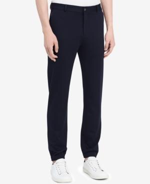 Calvin Klein Men's Flat-front Zip-pocket Pants