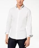 Kenneth Cole Reaction Men's Ribbed Collar Shirt