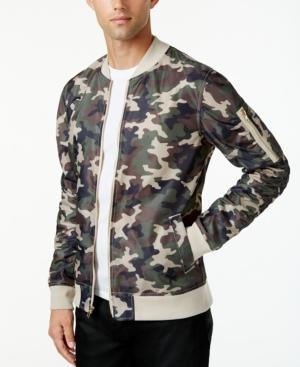 Jaywalker Men's Camo-print Bomber Jacket