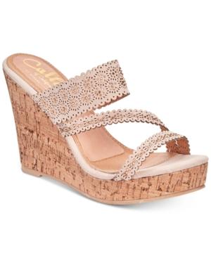 Callisto Sofiya Platform Wedge Sandals Women's Shoes