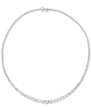 Diamond Fancy 17 Collar Necklace (15 Ct. T.w.) In 14k Gold