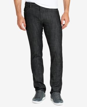 William Rast Men's Dean Black Raw Wash Slim Jeans