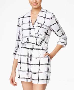 Xoxo Juniors' Printed Surplice Romper