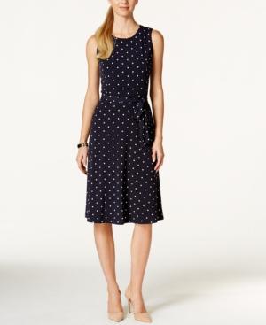 Charter Club Print Tie-waist Dress, Only At Macy's