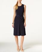 Charter Club Print Tie-waist Dress, Only At Macy's