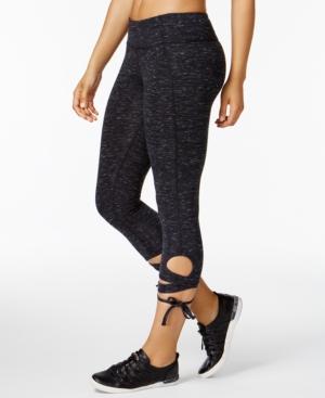 Calvin Klein Performance Wrap-around Tie Cropped Leggings
