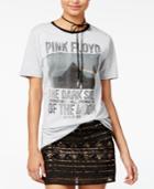 Hybrid Juniors' Pink Floyd Graphic Tunic T-shirt