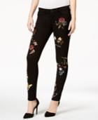 Buffalo David Bitton Faith Floral Black Rinse Skinny Jeans