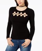 Guess Mia Lace-up Sweater