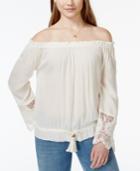 O'neill Juniors' Bowie Off-the-shoulder Peasant Top