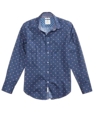 Construct Men's Slim-fit Fox-print Shirt