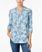 Charter Club Roll-tab Shirt, Only At Macy's