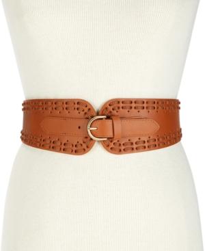 I.n.c. Laced Stretch Waist Belt, Created For Macy's