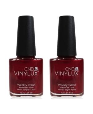 Creative Nail Design Vinylux Red Baroness Nail Polish Duo (two Items), 0.5-oz, From Purebeauty Salon & Spa