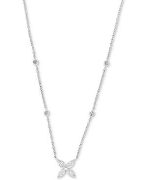 Effy Diamond 18 Pendant Necklace (1/2 Ct. T.w.) In 14k White Gold