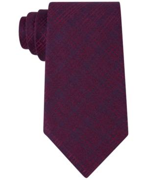 Calvin Klein Men's Broken Plaid Tie