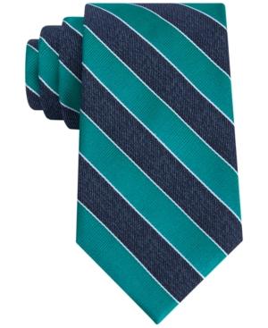 Tommy Hilfiger Men's Denim Bar Stripe Tie
