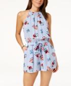 Be Bop Juniors' Printed Drawstring Romper