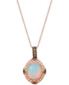 Le Vian Opal (2-1/5 Ct. T.w.) & Diamond (3/8 Ct. T.w.) 22 Pendant Necklace In 14k Rose Gold