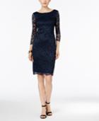 Inc International Concepts V-back Lace Sheath Dress, Only At Macy's