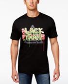 Black Pyramid Men's Zombie Letters Logo Cotton T-shirt