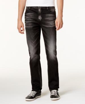 William Rast Men's Slim-fit Straight-leg Dean Dark Ash Jeans