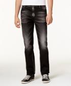 William Rast Men's Slim-fit Straight-leg Dean Dark Ash Jeans