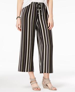 Ultra Flirt Juniors' Cropped Wide-leg Pants
