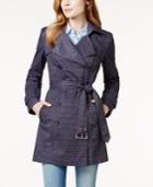 Tommy Hilfiger Dot-print Double-breasted Trench Coat