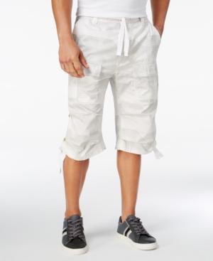 Sean John Men's Camo-print Flight Cargo Shorts, Only At Macy's