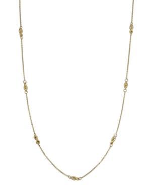 "rope Station 16"" Necklace In 14k Gold"