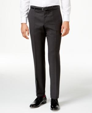Hugo By Hugo Boss Men's Charcoal Slim-fit Pants