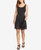 American Living Mesh-hem Ponte Dress