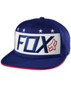 Fox Men's Red, White And True Embroidered-logo Hat