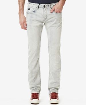 Buffalo David Bitton Men's Ash-x Skinny-fit Bleached Jeans