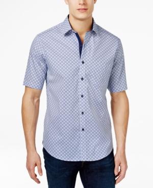 Tasso Elba Men's Print Short-sleeve Shirt, Only At Macy's