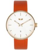 Vestal Unisex Brown Leather Strap Watch 42mm Ros3l003