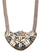M. Haskell For Inc Gold-tone Shell-inspired Statement Necklace, Only At Macy's