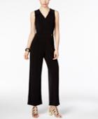 Thalia Sodi Lace-trim Hardware Jumpsuit, Only At Macy's