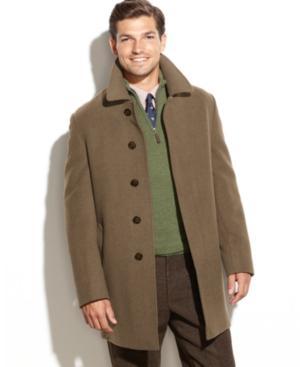 Lauren By Ralph Lauren Jake Solid Wool-blend Overcoat