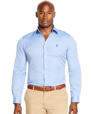 Polo Ralph Lauren Big And Tall End-on-end Poplin Shirt
