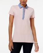 Tommy Hilfiger Felicity Ruffled Polo Top
