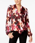 Guess Belissa Printed Tie-neck Blouse